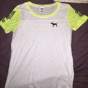 PINK sheer lounge t shirt